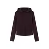 Sudadera con Capucha y Media Cremallera de Lana Air Layer, Suave y Elástica, Almacena Calor y Mantiene la Temperatura 10500