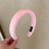Diadema Súper Suave Maillard de Ala Ancha Otoño e Invierno Nuevo Estilo Coreano que Muestra la Cara Diadema de Cabello de Presión Ligera Accesorios para el Cabello de Adulto para Salir Combinan con Todo