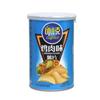 Latas de 45g de papas fritas kobic (48 latas en la caja completa/10 meses de vida útil) barbacoa original de res y pollo con tomate