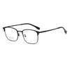 Montura de Gafas para Hombre de Titanio Puro Ultraligero Miopía Hombre Negocios Montura Completa Montura Plana Montura de Titanio Lote de Montura Retro de Titanio Completo