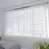 Cortinas Bordadas Estilo Baloncesto Clásico para Habitación Infantil Cortinas Transparentes Cortinas Transparentes Semibloqueo Blancas Cortinas Divisorias para Balcón Cortinas Transparentes Fútbol