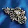 Broche de alta calidad, nicho, incrustado, flor de cristal Shijia, ramillete de alta gama, pin para solapa de traje, accesorio para mujer, temperamento