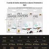 Tapete Higiênico de Carvão de Bambu para Cachorro Espesso Desodorante Fralda Pet Higiênico Absorvente 100 Fraldas Teddy