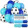 Cadena de Globos Temática de la Nueva Copa Mundial de Fútbol Transfronteriza Set Copa de Campeonato de Papel de Aluminio Serie Deportiva Globos Decorativos