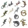 Insignias de Animales Personalizadas Creativas Europeas y Americanas Broche de Cocodrilo de Diamante de Aleación para Hombre Pin de Accesorios de Ropa de Alta Gama Se Puede Encriptar