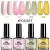 Set de Esmalte en Gel para Uñas Limegirl Set Completo de 4 Colores Nuevo Esmalte en Gel para Manicura Set de Esmalte en Gel para Manicura Barbie