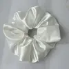 Anel de Cabelo Grande de Cetim de Alta Qualidade Estilo Retrô Diâmetro 18cm Laço de Cabelo de Intestino Grosso Falso Seda de Imitação Faixa de Cabeça de Intestino Grosso Largo de Ponta