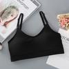 Ropa interior strapless para detener el movimiento, recoger el pecho, para chica estudiante de pecho pequeño, sin aros de acero, sujetador fino, chaleco deportivo