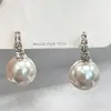 2026 Nuevos Pendientes de Lujo Simples de Plata S925 Stud Pendientes al por Mayor Versátiles Pendientes de Diseño Exagerado para Mujer