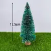 Mini árbol verde, cerezo, modelo, microadornos paisajísticos, rocalla, bonsái, paisajismo, mesa de arena, material de bricolaje