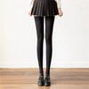 Calcetines Largos Antideslizantes de Silicona para Mujer, Calcetines de Pantorrilla Estilo JK, Medias Negras de Terciopelo Hasta el Muslo, Se Pueden Usar por Fuera, con Tacto de Piel Desnuda