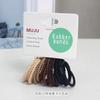Gomas para el Cabello Básicas para Niños, Elegantes Estuches de Cuero con Hilo, Gran Valor, 20 Gomas Elásticas Asequibles Montadas en Tarjeta Que No Dañan el Cabello, Diademas para Bebé