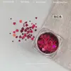 Acessórios para Nail Art Lantejoulas Coração de Sinfonia Glitter de Coração a Laser Ultrafino Decorações de Unha Versáteis Feitas à Mão DIY