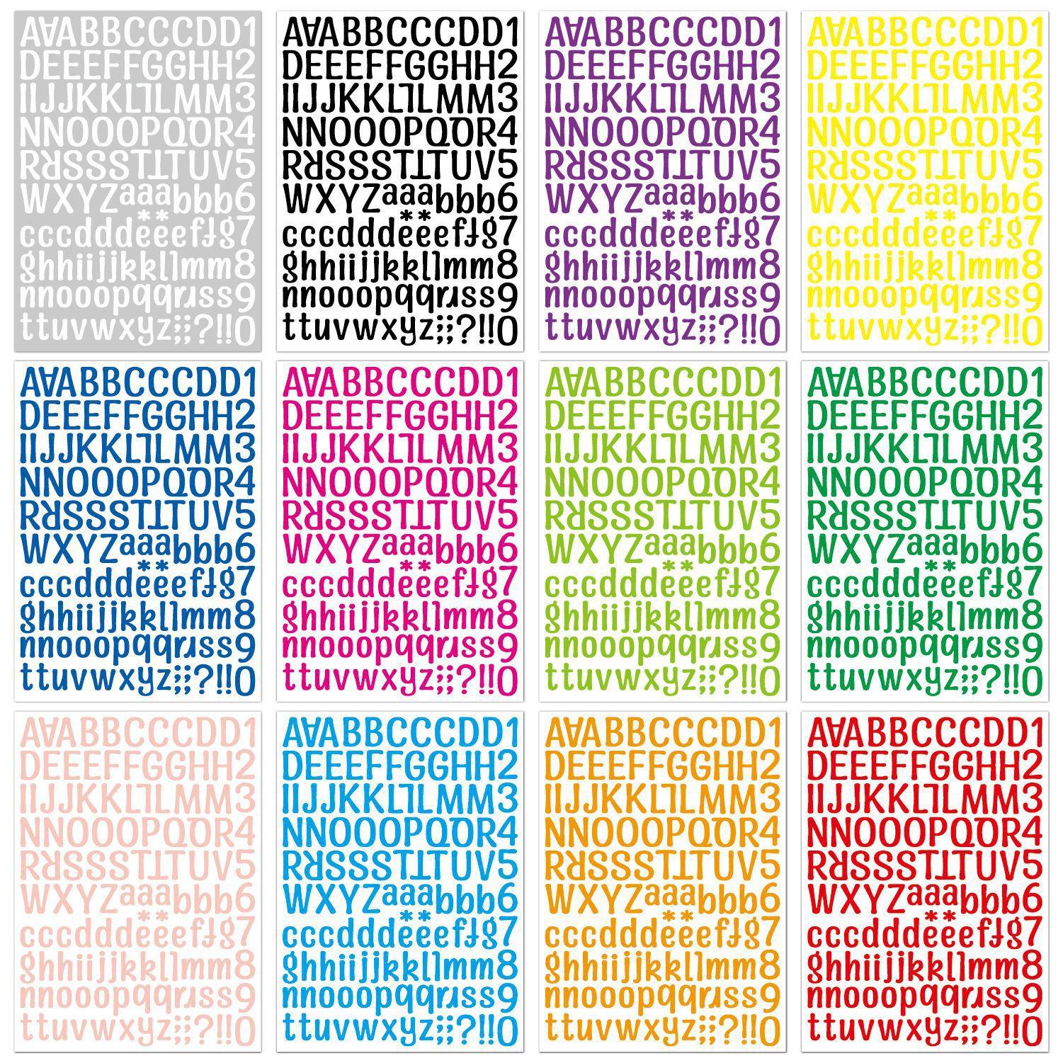A4字母数字贴-05