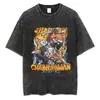 Camiseta Manga Corta Cuello Redondo Lavable Anime Motosierra Y2Kt Ropahombre Ropa de Hombre Estilo Nuevo Camiseta Camiseta de Hombre