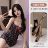 Dulce y Puro Deseo Vestido Corto Bodycon Camisón Sexy Chica Caliente Encaje Recorte Ajustado Tirantes Vestido Qq