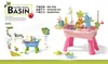 Modelo Nuevo Transfronterizo en Stock Fregadero Eléctrico Simulado para Lavar Platos Infantil con Agua Circulante Fregadero de Cocina Juguete Educativo