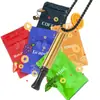 Collar de Respiración para Meditación de Color Empalmado en Acero Inoxidable Colgante de Silbato Herramienta Desmontable de Aromaterapia para Dejar de Fumar Respiración para Meditación