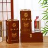 Caixa de presente de licor de madeira maciça luz de luxo retro garrafa de vinho portátil com alça caixa de madeira vários estilos de licor caixa de madeira