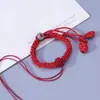 Llavero de Nudo de Fénix Hecho a Mano con Hilo Rojo para el Año del Zodiaco, Accesorio de Llave de Nudo Estilo Chino Retro Artístico al por Mayor