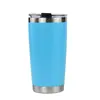 Taza de Coche Transfronteriza de 20 oz Acero Inoxidable 304 Doble Pared Recubierta con Spray al Vacío Taza de Hielo para Coche Taza de Cola