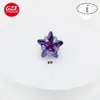 Aleación de Titanio G23 Garra de Estrella de Circonita Circonita G23 Titanio Hélice de Oreja Stud para Labio Joyería para Perforación Corporal Stud para Lengua G23