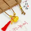 Loja de Ouro Mesmo Estilo Antigo Banhado a Ouro Amendoim e Caqui da Sorte Pingente, Novo Estilo Chinês Estilo Nacional Pingente de Caqui e Amendoim