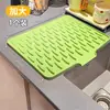 D2260 Alfombrilla de Drenaje de Silicona Encimera de Cocina Fregadero Plato Alfombrilla Antideslizante Alfombrilla para Encimera de Hogar Fregadero para Lavar Platos