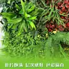 Parede de plantas artificiais parede de fundo de plantas verdes decoração de parede grade de casamento flor artificial de plástico empresa parede de imagem de paisagismo de shopping