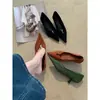 Primer Encuentro Temporada Estilo Ligero Maduro Punto Clave para el Trabajo Zapatos Planos Mujer Tacón Gatito Versátiles Zapatos de Trabajo Tacones Altos de Terciopelo