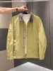 Nueva colección de primavera y otoño: chaqueta para hombre con cuello alto, estilo retro, corte casual y holgado, versátil y moderna, adecuada para usar al aire libre