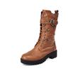 Botas femininas retrô Martin com cadarço frontal, tamanhos 40-43, Chengdu, comércio exterior de calçados femininos, X2301030