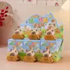 Adorable Gato Siamés Emocional de Cartón Caja Sorpresa Decoración de Escritorio Habitación Manualidades Creativas Resina Adorable Gato Juguete de Moda