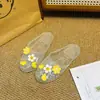 Nuevos Zapatos Transparentes de Cristal Coreanos, Populares Accesorios Versátiles de Zapato Jelly con Flores, Dijes y Hebillas de Zapato DIY para Mujer