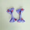 Decoración de Prenda de una Pieza Hecha a Máquina con Patrón de Corazón Doble Hueco, Moño de Hilo, 3.8 cm de Ancho, 2.5 cm de Alto, Moño