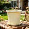 Maceta de control de raíces Qingshan de tercera generación para jardinería, cultivo de flores y cría de plántulas, engrosada, transpirable y permeable al agua, adecuada para esquejes de rosa y clemátide, maceta de plástico