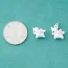Plata Pura 999 Colgante Lindo de Unicornio Pulsera de Cuerda Trenzada Año Zodiacal Colgante de Collar Pegaso Zodiacal Accesorios de Joyería