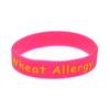 Alerta Médica Alerta de Trigo Alerta Pulsera de Silicona Niños y Niñas Tamaño Correa de Muñeca