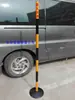 Poste de Estacionamiento de Gasolinera Poste de Señal de ALTO Bolardo Guía de Advertencia Barrera Anticolisión Poste de Señal Móvil