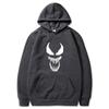 Spider-Man Marvel articulación Venom Venom suéter para hombre jersey otoño e invierno más terciopelo estudiante casual abrigo con capucha