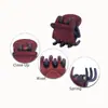 Pinza para Flequillo de Mujer Estilo Coreano Mate Pasador Accesorios de Yiwu 1.5cm Perlado 6 Colores Mixtos Pinza de Garra Pequeña en Forma de Corazón