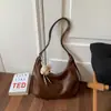 Bolso de hombro grande de capacidad para mujer, casual y simple, para el trabajo, nuevo 2026, moda vintage nicho, bolsa de mano para el trabajo