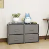 Gabinete Organizador de Almacenamiento de Doble Fila Transfronterizo Gabinete de Múltiples Capas de Tela No Tejida Gabinete de Dormitorio de Venta Caliente Gabinete de Almacenamiento Tipo Cajón para Juguetes