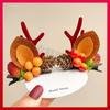 Accesorios para el Cabello de Navidad para Niñas Diadema con Cuernos de Reno Pequeños Accesorios de Disfraz para Bebés Pasador Nuevo Pasador Diadema