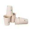 Taza de Papel de Fibra de Bambú Deli 19208 250ml para Uso en Oficina y Hogar, Taza Desechable de Fibra de Bambú, Venta al por Mayor de una Pieza