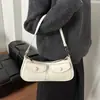 Bolsa de ombro fashion estilo coreano para o dia a dia, nova bolsa de ombro casual simples de inverno, bolsa de axila de nicho