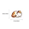 50 Lindas Pegatinas de Gatitos Pixelados Material para Diario de Dibujo DIY Cuaderno Teléfono Móvil Refrigerador Maleta Pegatinas