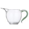 Juego de té de vidrio resistente al calor con forma de taza de cristal de diamante, taza de color grueso, juego de té de mar, accesorios para la ceremonia del té de kung fu
