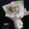 Papel de Regalo Floral Coreano Jane Eyre Abrazo Impermeable Dos Tonos Papel Ouya Ramo de Confesión Tienda de Flores Material de Envoltura para Flores