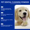Polvo limpiador de dientes para perros YEGBONG, polvo limpiador de dientes que limpia suavemente las manchas de sarro y refresca el aliento.